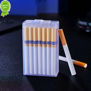 Cigarette Case Transparent Waterproof Plastic Cigarette Holder Pocket Storage Box Hold 20pcs Cigarettes Whole Pack Smoking Box