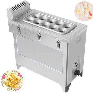 Commercial 10 Holes Egg Roll Machine Gas Eggs Sausage Machines Small Food Eggs Rolls Maker