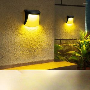 Solar Lamp Outdoor Garden Decoration Home Step Wall Fence LED