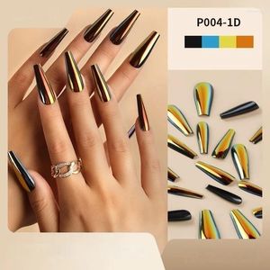 False Nails Nail Art Long Wear Armor Ins Style European And American Mid-length T-shaped Bride Finished