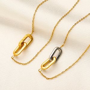 Designer kvinnors halsband örhängen set charm flicka örhängen design smycken 18k guld pläterad brev familj gåva hög kvalitet kärlek smycken