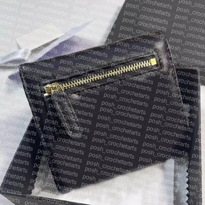 Modny oryginalny skórzany portfel sprzedawany z pudełkiem stałych kolorów czarne portfele