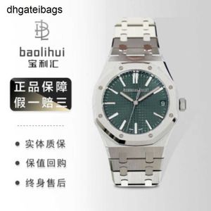 Abby Watches Audpi Watch Automatic Epicap Watch Mens Royal Oak 15510st.oo.1320st.09 Green Dial Automatic Mechanical 41mm Complete Set 23 Years Old ORCD ORCD