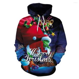 Men's Hoodies How Stole Christmas Cosplay Costume 3D Print Adult Unisex Sweatshirt Hoodie Jacket Coat Hooded Gift