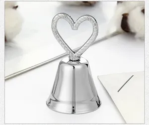 Party Favor Heart Shape Metal Card Holders Tabellnummer PO Stativ Holder Memo Clip Wedding Födelsedagsförsörjning