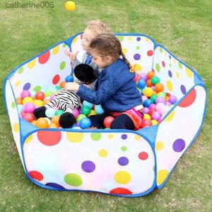 Baby Rail Ball Pits Tent Foldable Children Play Tent Cartoon Ball Pit Pool for Indoor Outdoor Sports Educational Portable Kids Toys GiftL231027