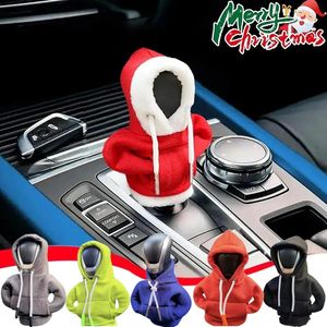 Juldekorationer 2023 Gear Shift Hoodie Decor Cover Handle Decoration Fits Manual Automatic Universal Car 231027