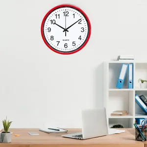 Duvar Saatleri Kenefsiz Saat Numarası Ev Ofis Dekorasyonu Sessiz Ticking 8 inç Asma Dayanıklı