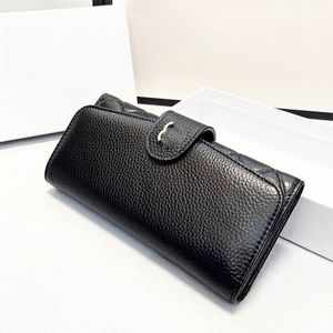 Vintage 2-Fold Women Large Capacity Wallet Diamond Lattice Leather Quilted Multi Pocket Card Holder Zipper Evening Clutch Classic Flip Key Pouch Coin Purse 19x10CM