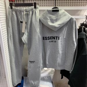 23ss ny topp lyxdesigner sommar mode mode high street hip hop bomull långärmad hoodie tröja och svettbyxor alfabetets topptryck för män och kvinnor