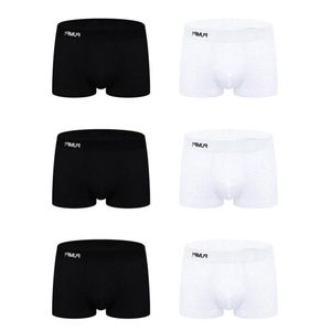 6PCS Trunks Logo Bawełna Sofuj Sexy Men Bolet Bokser Shorts Fashion Długie męskie bokserty pod bokserami BIKINI 2021