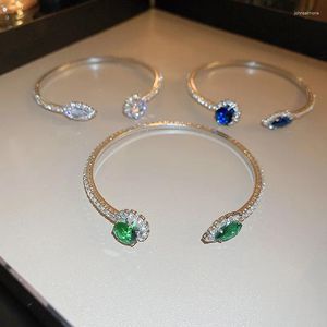 Bangle Korean Geometric Round Opening Armband Sweet Elegant Fashion Simple Women's Jewelry