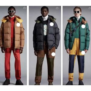Designers Mariveles Mens Down Coats Puffer Jackets broderade Badge Womens årsdag Winter Jackets Franska varumärkespufferjackor