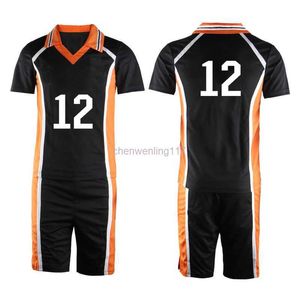 Skxn anime haikyuu cosplay kostümü karasuno lise voleybol kulübü hinata shyouuyou kageyama tobio spor giyim formaları üniforma üst şort 2 pi