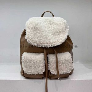 Rucksack-Stil Taschen England Damen Luxus Designer Tasche Tasche Brieftasche 2023 Wolle PU Weiches Leder Soul Backpackstylishhandbagsstore