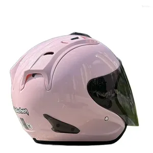 Motorradhelme Sommersaison Racing Open Face Helm Kinder DOT-zugelassene Frauen Rosa Farbe Half Casco Casque Capacete