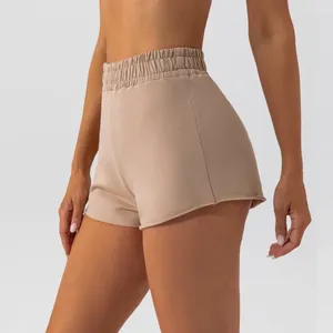 Pantaloncini attivi Europei e americani Sciolti per il tempo libero Sport in pile Donna Estate Versatile Asciugatura rapida Corsa Fitness Danza Yoga Sh