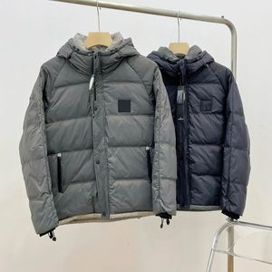 Designer roupas de alta qualidade pedra homens mulheres casacos pato branco para baixo com emblema inverno outwear parka oversized ladys jaquetas tamanho M-2XL