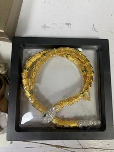 moda rosa oro verde catena serpente pendenti con diamanti girocollo collane lunghe per donna set mamma ragazze gioielli firmati Fashion Party Natale Regali di nozze Compleanno