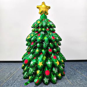 Christmas Decorations Theme Party Balloons Tree Foil Merry Supplies 2024 Year Decor 231027