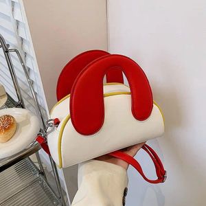 Torby wieczorowe Śliczne pu o dużej pojemności baseball torba kolorowa panie panie crossbody kawaii torebka na ramię