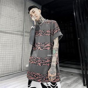 Men's T-Shirts Oversized 3xl Leopard Print Graphic Men T Shirts Short Sleeve O Neck Euro Size 2021 Hip Hop Style Top Breathab225q