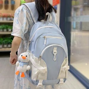 School Bags Girl Waterproof Cool Student College Fashion Ladies Backpack Female Cute Bag Travel Book Kawaii Laptop Women
