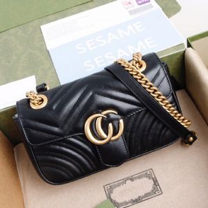 Designer bag Luxury Shoulder Bag Crossbody bag Leather three sizes Marmont Christmas gift Top quality ladies only 02