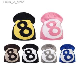 Beanie / Skull Caps Y2K Inverno caldo cappello di lana lavorato a maglia Berretti Cappelli per uomo Donna Minus Two Beanie Cargo Cap Kanye Lettera femminile Outdoor Gorras Hombre T2301027