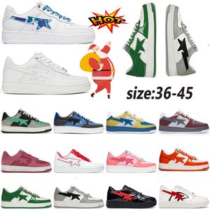 2024 med Box Designer Casual Shoes Mens Womens SK8 Skate Shoe Men Women Stass Camouflage Low Outdoor Sports Sneakers 35-46