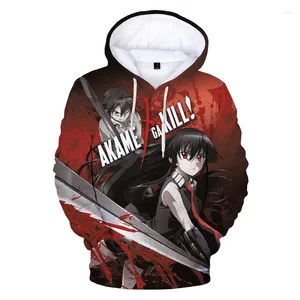 Men's Hoodies Anime Akame Ga KILL 3D Print Hoodie Sweatshirts Women Men Fashion Casual Pullover Harajuku Streetwear Hooded Jacket
