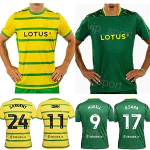 23 24 Club Team Soccer 11 Adam Idah Jersey 30 Dimitris Giannoulis 20 Przemyslaw Placheta 17 Gabriel Sara 27 Jon Rowe Football Shirt Kits Sport Uniform Nuoweiqichengeng