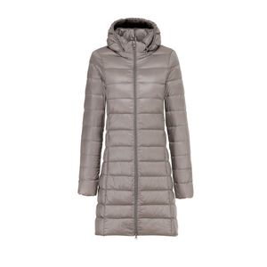 Daunenjacke, Mäntel, Designer-Damen, schlank, mittellang, weiße Entendaunen, verdickt, warm, bequem, lässig, einfach, Winter-Daunenjacke, Damengröße M-5XL, mehrere Farben