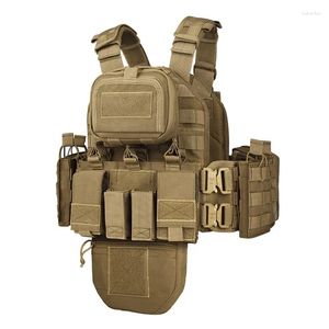 Jaktjackor Yakeda 1000D Nylon Molle Outdoor Tactical Vest CS Equipment Multifunktionell modulär Colete Tactico Training Combat