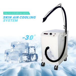 Utente criogenico professionale -30C con macchina laser Raffreddamento della pelle ad aria fredda Sistema di raffreddamento da 600 W Dispositivo di raffreddamento dell'aria Dispositivo di raffreddamento Zimmer Macchina Aviod Bruns