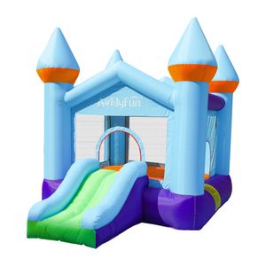 Casa di rimbalzo gonfiabile per i più piccoli Buttafuori per bambini Scivolo Castello Parco Giocattoli Casetta da gioco per bambini Moonwalk Giochi all'aperto Divertenti regali di compleanno Festa al coperto Maglione da salto