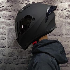 Capacetes de motocicleta de alta qualidade genuíno JIEKAI 316 Full Face Capacete Homens Racing DOT Capacete Casqueiro Casque