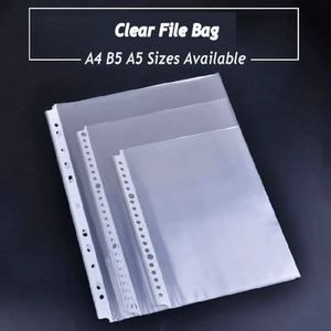 Filing Supplies Ring Binder Folder A3 Sheet Protectors Transparent PVC Bag A2 A4 Paper Organizer Document Bag A5 Clear File Bag For Documents 231026