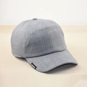 Ball Caps Summer Cool and Breathable Linen Big Size Baseball Cap Sun Caps Men and Women Solid Color Mesh Sport Hat 57-64cm 231027