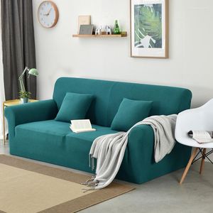 Chair Covers Solid Color Polar Fleece Corner Sofa All-inclusive Stretch Cushion Removable Couch Cover Slipcovers For Living Room