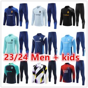 2023 Real Madryt Paris Mbappe piłka nożna Mężczyźni i dzieci 2024 SZKOLENIE Piłka nożna Surowanie do przetrwania stopa Chandal Futbol Kids Football Kits 23 24 Tracksuit