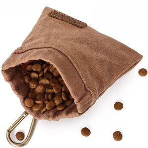 Dog Bowls Feeders Training Snack Bag Outdoor Travel Pet Treat Pouch Portable Oil Resistance Food Dispenser Durable Accessories 231027