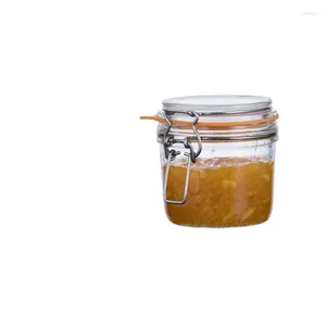 Garrafas de armazenamento seladas frasco de vidro de qualidade alimentar cozido no vapor importado cozinha espessada picles de mel