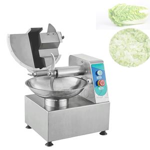 Máquina trituradora de vegetais elétrica comercial, máquina de enchimento de vegetais tipo pote, cortador de vegetais, máquina comercial de freio de vegetais