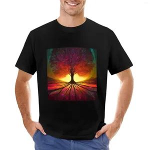 Men's Tank Tops The Wishing Tree T-Shirt Aesthetic Clothes Graphics T Shirt Anime Mens Graphic T-shirts Funny