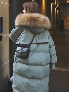 Women's Down Parkas Parka Autumn Winter Jacket Kvinnor Kläder Vintage Varm kappa Kvinnlig bomull Tjock lång överdimensionerad 231027