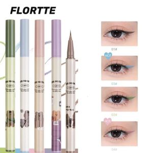 Kombinacja cienia do oczu/wkładki Flortte Flortte Flortte Bear Płynny eyeliner Pióro do eyelineru makijażu 0,01 mm Ultra cienkie wodoodporne potrój żeńskie kosmetyki 231027