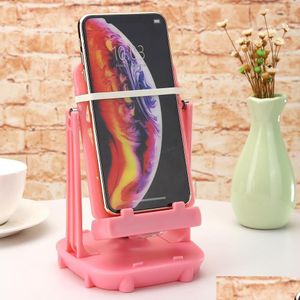 Oggetti decorativi Figurine Creativo Telefono cellulare Altalena Pedometro Scaffale Matic Shake Wiggler Wechat Motion Brush Passo di sicurezza con Dhaf7