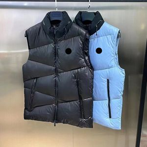 Mens M Home Designer Marca Francesa Tago Puffer Colete Jaqueta Bordada Europa Colete Homens Mulheres Luxuoso Inverno Manter Aquecido Jaqueta Puffer Jaqueta tem NFC Parka Outwear