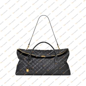 Ladies Fashion Designe Luxury ES Quilting Duffel Bags Travel Bag TOTE Shoulder Bags Handbag Crossbody TOP Mirror Quality 736009 Purse